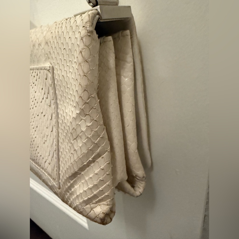 Versace White Python Bag - Borsa Pitone Decolorat… - image 8